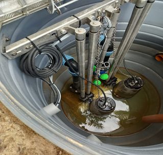 Submersible Pump Wet-Well Installation